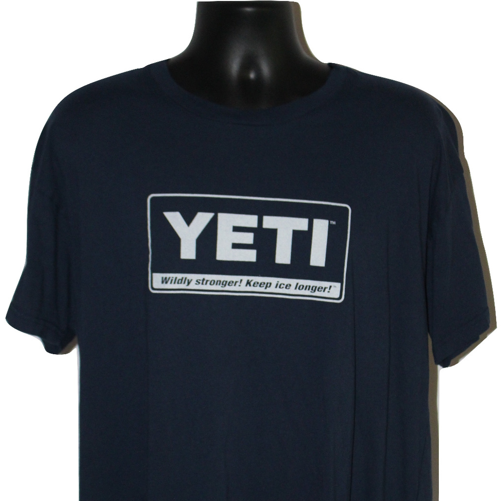 Yeti Coolers T Shirt XL Navy Blue SS